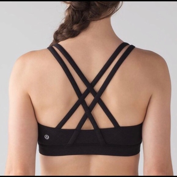 lululemon sports bra black